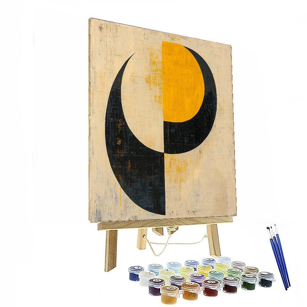Joan Miró Inspired Serene Harmony  Paint By Numbers Art