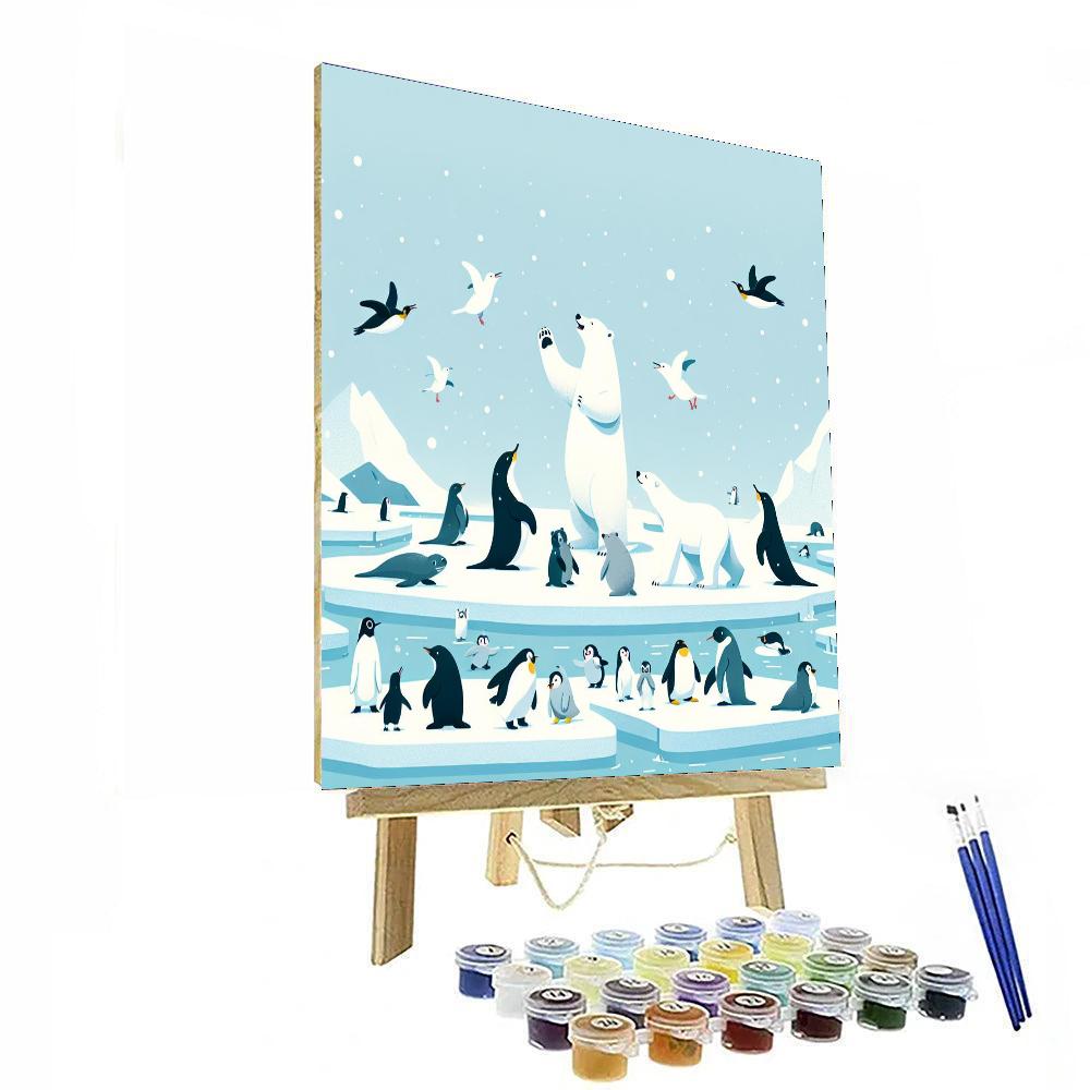 Arctic Friends Adventure Numbered Painting Kits