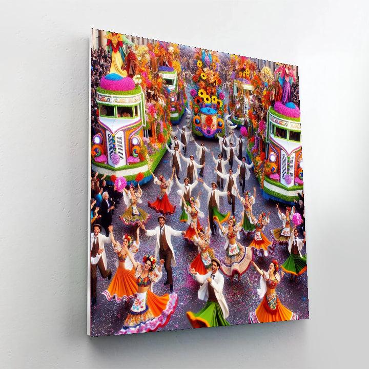 Fiesta De La Primavera - Chile Paint By Numbers