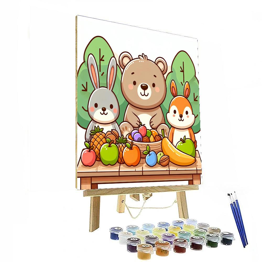 Forest Feast Numbered Painting Kits