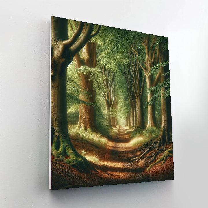 Whispering Forest Pathway DIY Paint By Numbers