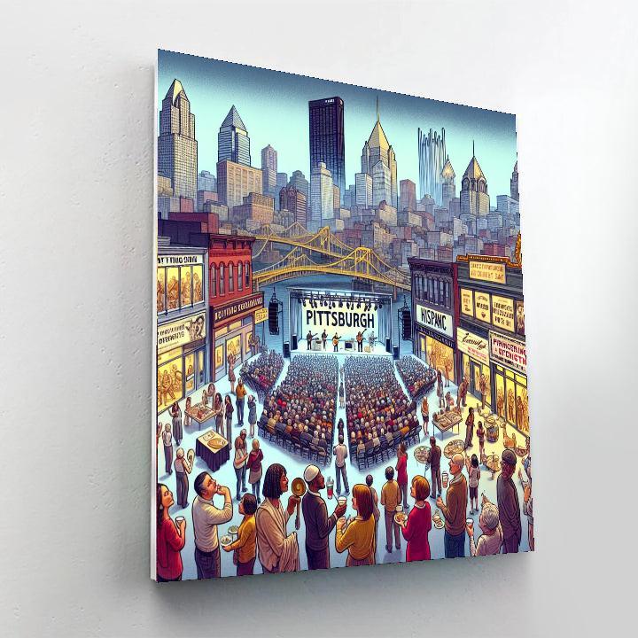 Pittsburgh International Festival Of Firsts - Usa Paint By Numbers Art