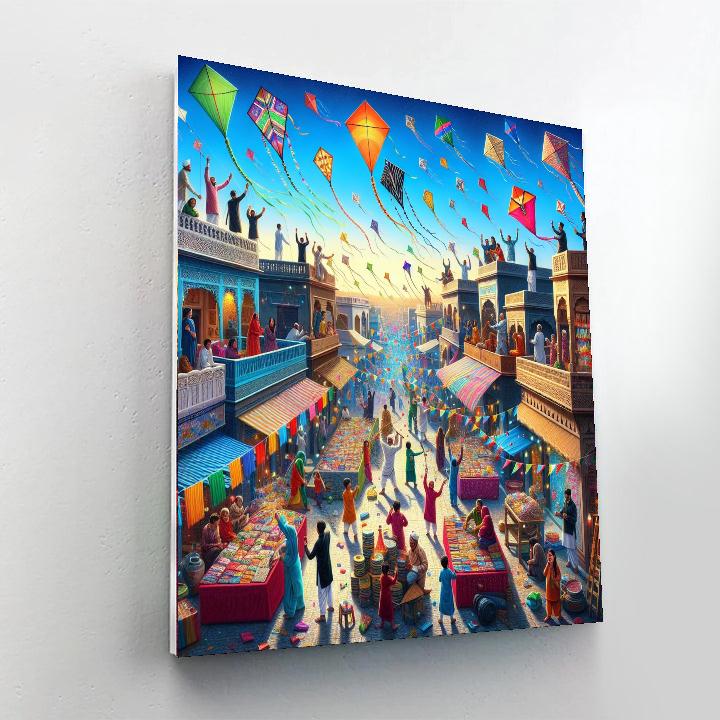 Kite Festival Of Jaipur Paint By Numbers