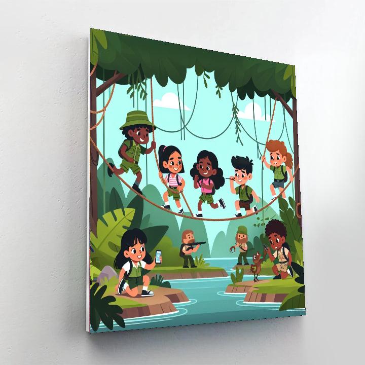 Jungle Survival Challenge Paint By Numbers