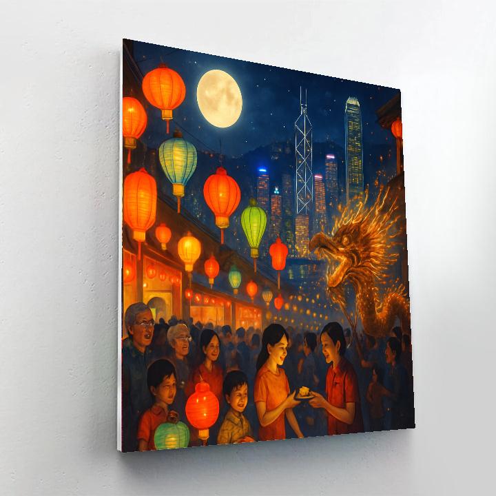 Mid-autumn Festival - Hong Kong, China Numbered Painting Kits