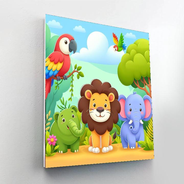 Animal Kingdom Expedition Paint By Numbers Kits