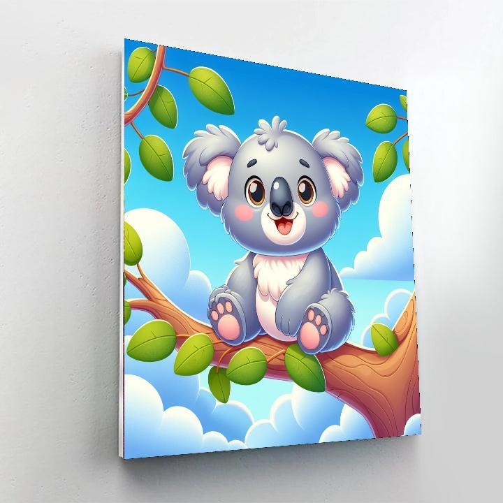 Cuddly Koala Adventure Paint By Color