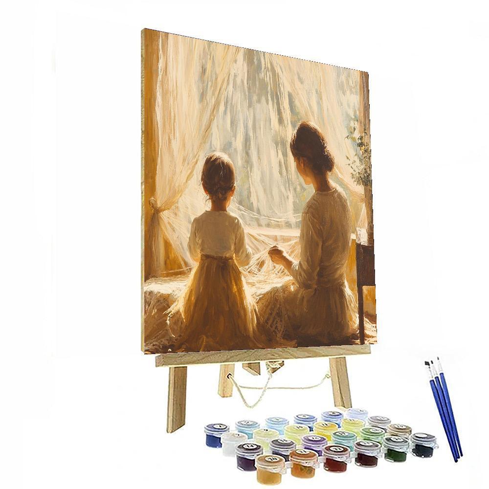 A Mother's Love In Threads Painting By Numbers Kit