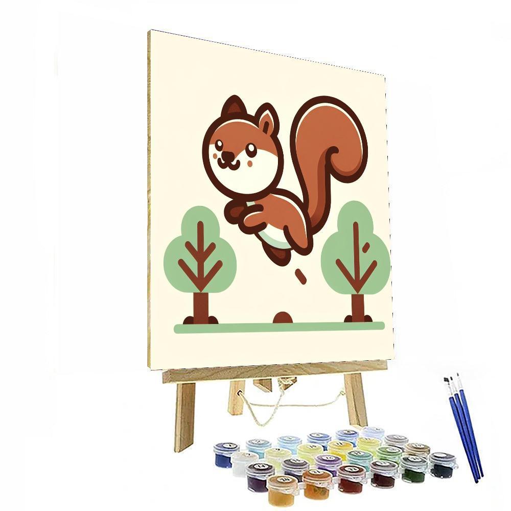 Spectacular Squirrel Sprint Paint By Color