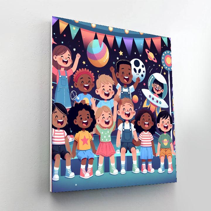 Galaxy Quest Carnival Paint By Color