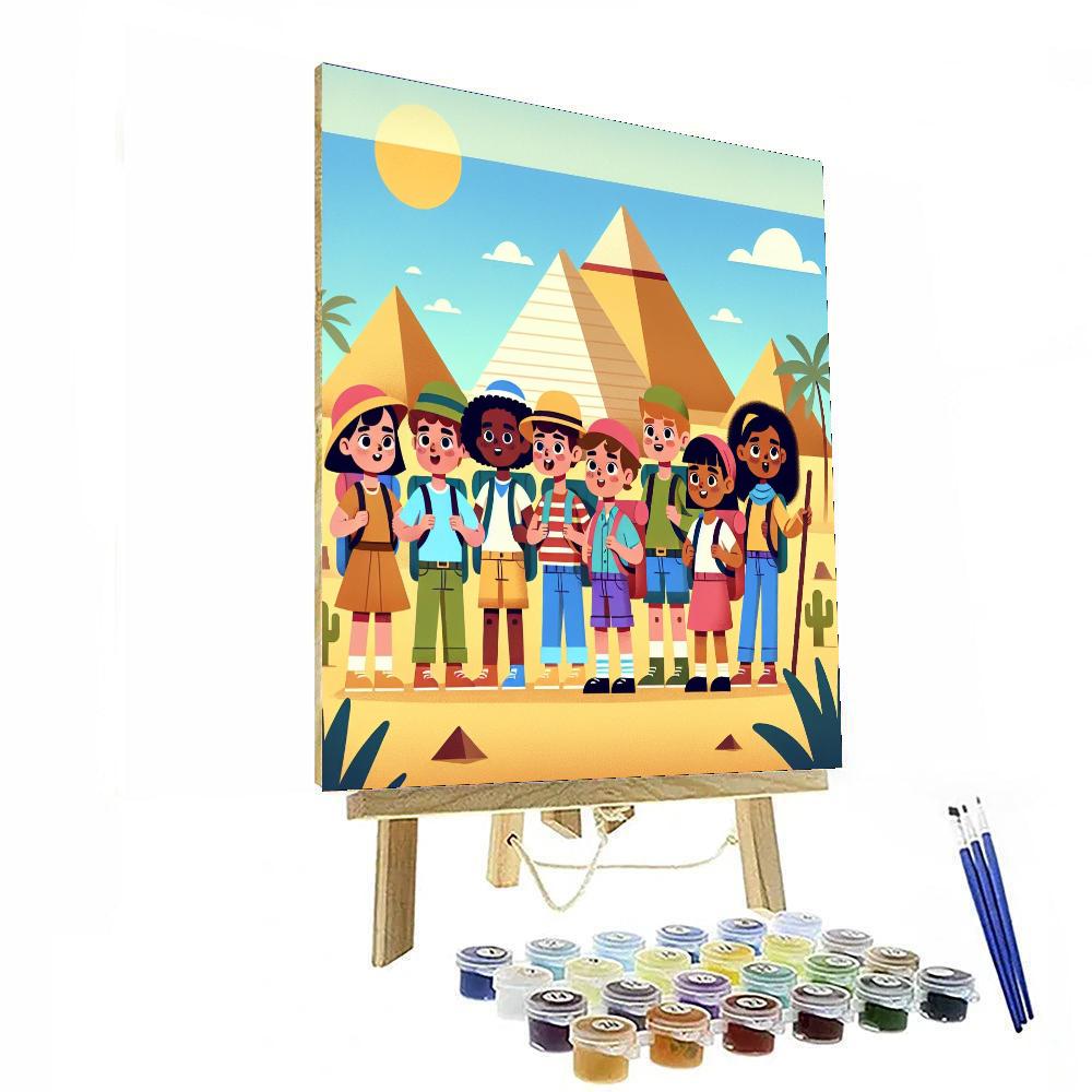 Mysterious Egypt Numbered Painting Kits
