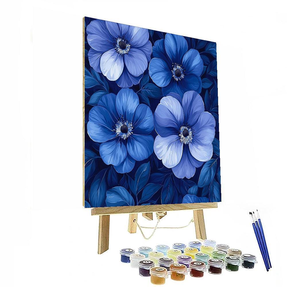 Georgia O'Keeffe Inspired Mythical Night Blooming  Paint By Number