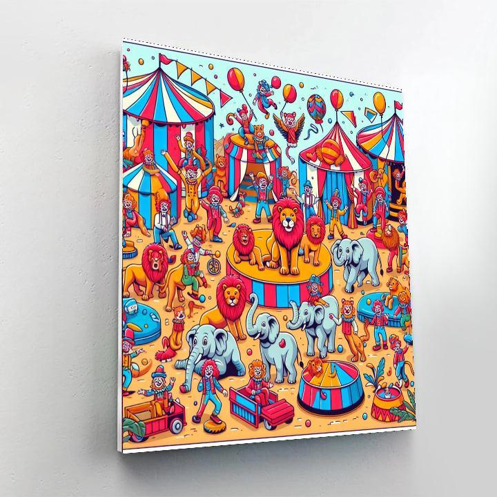 Funky Circus Spectacular Paint By Number