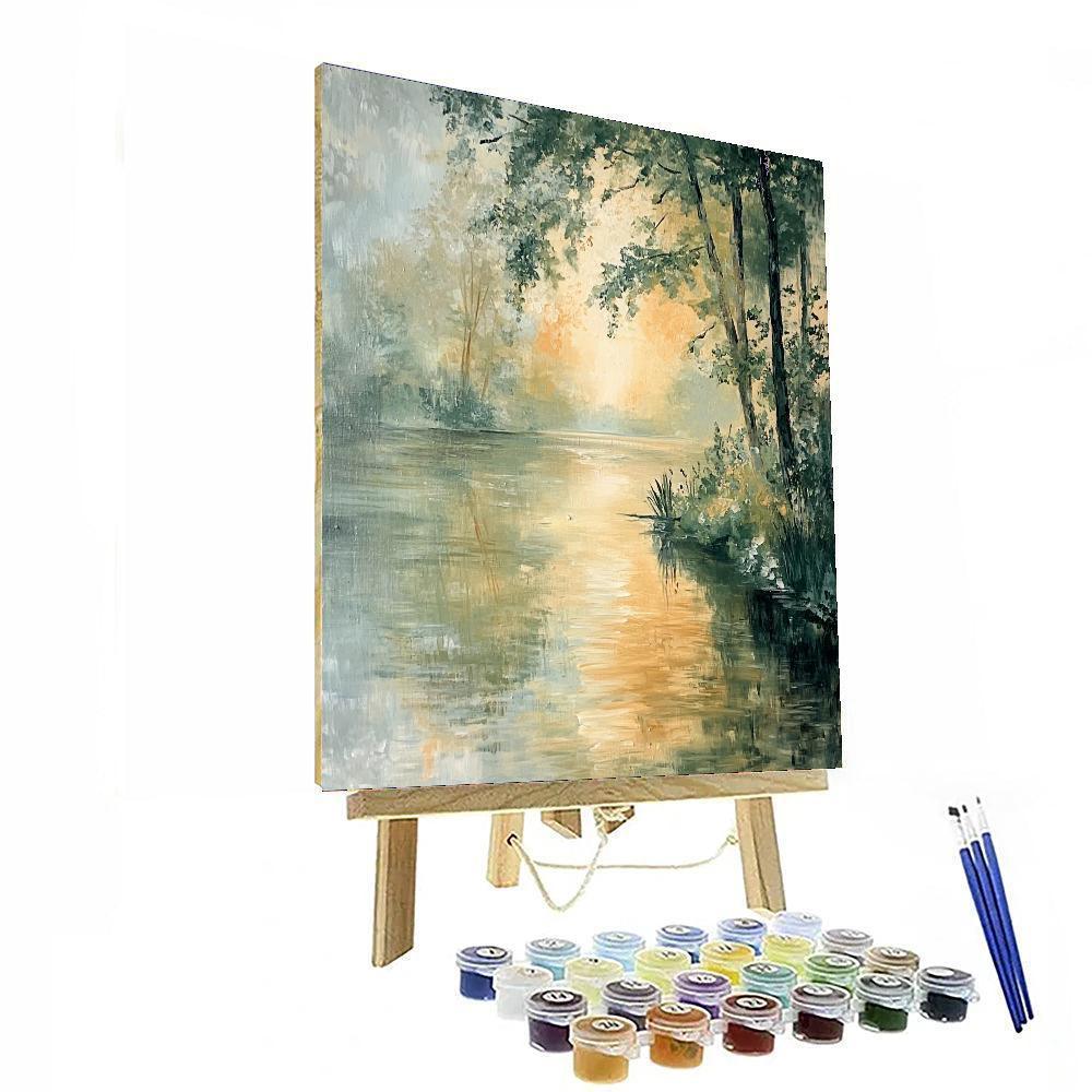 Edgar Degas Inspired Essence Of Reflection  Paint By Number