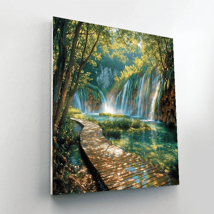 Plitvice Lakes National Park - Croatia DIY Paint By Numbers