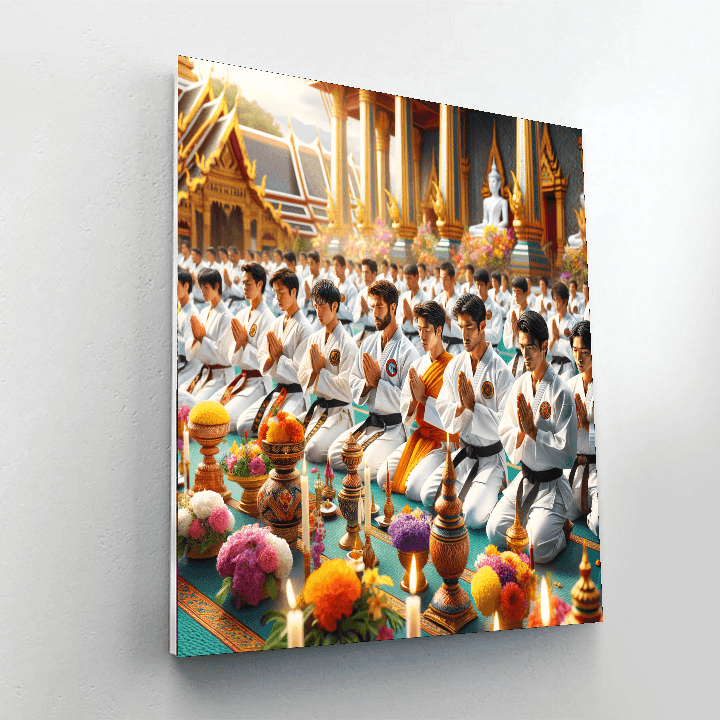 Wai Khru Ceremony - Thailand Paint By Number