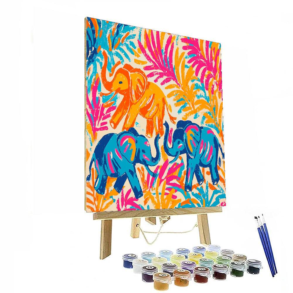 Henri Matisse Inspired Dance Of The Elephants  Paint By Numbers