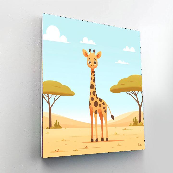 Friendly Giant Giraffe Paint By Numbers Kits