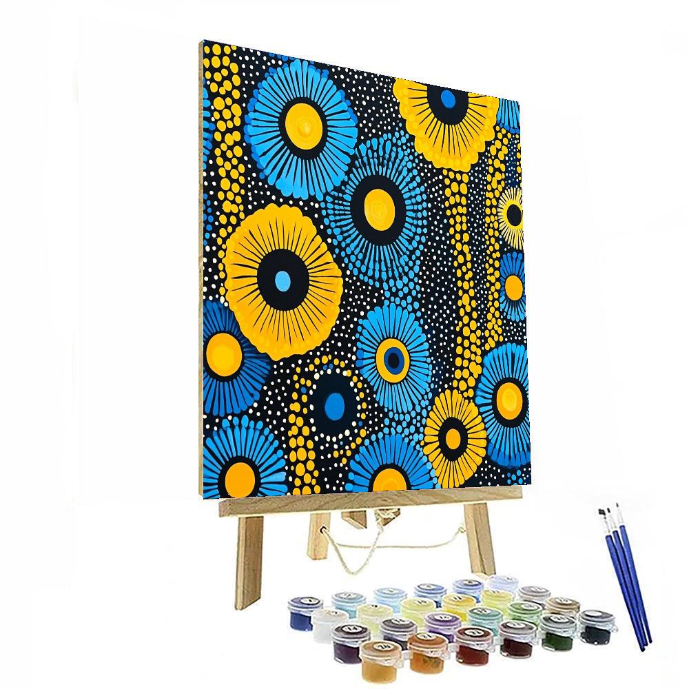 Yayoi Kusama Inspired Kaleidoscope Of Infinite Patterns  DIY Paint By Numbers