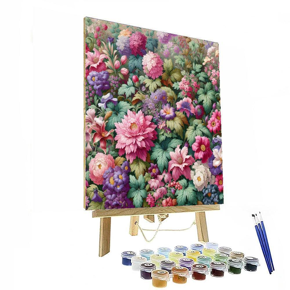 Enchanted Floral Tapestry Paint By Numbers