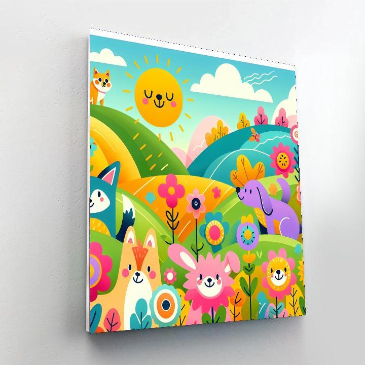 Animal Friends Adventure Paint By Number