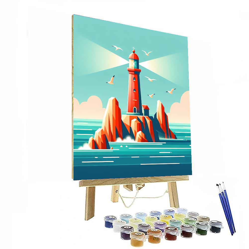 Lighthouse Lightkeepers Painting Number Kit