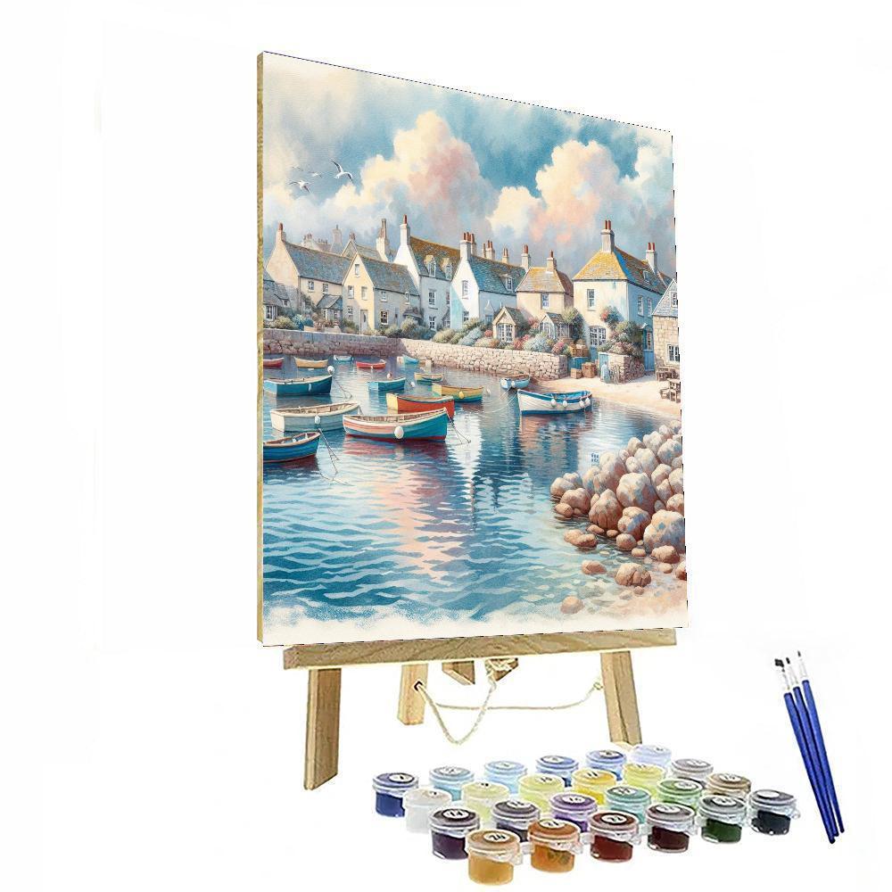 Coastal Village Harmony Paint By Number