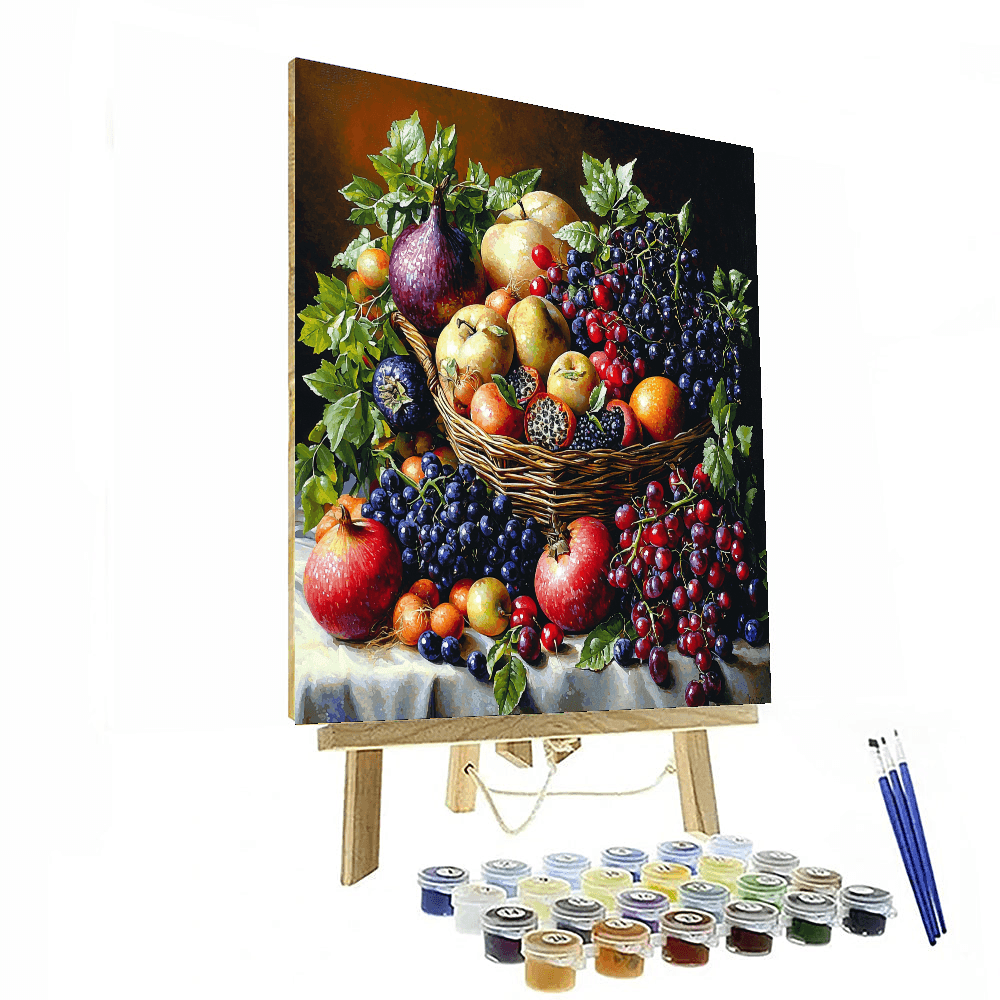 Caravaggio Inspired Harvest Feast  Paint By Color