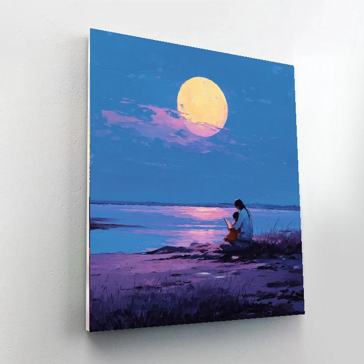 Tender Moments Under The Moon Paint By Color