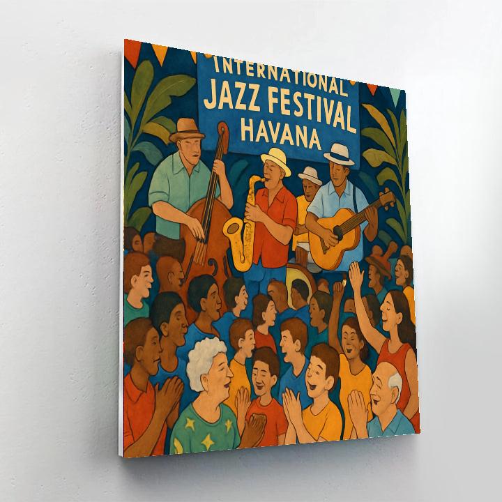 International Jazz Festival - Cuba Numbered Painting Kits