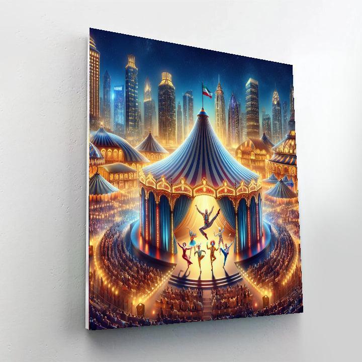 International Circus Festival Of Monte-carlo - Monaco Paint By Numbers Art