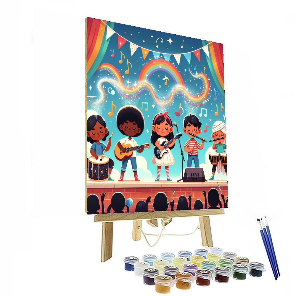 Magic Music Festival Paint By Number