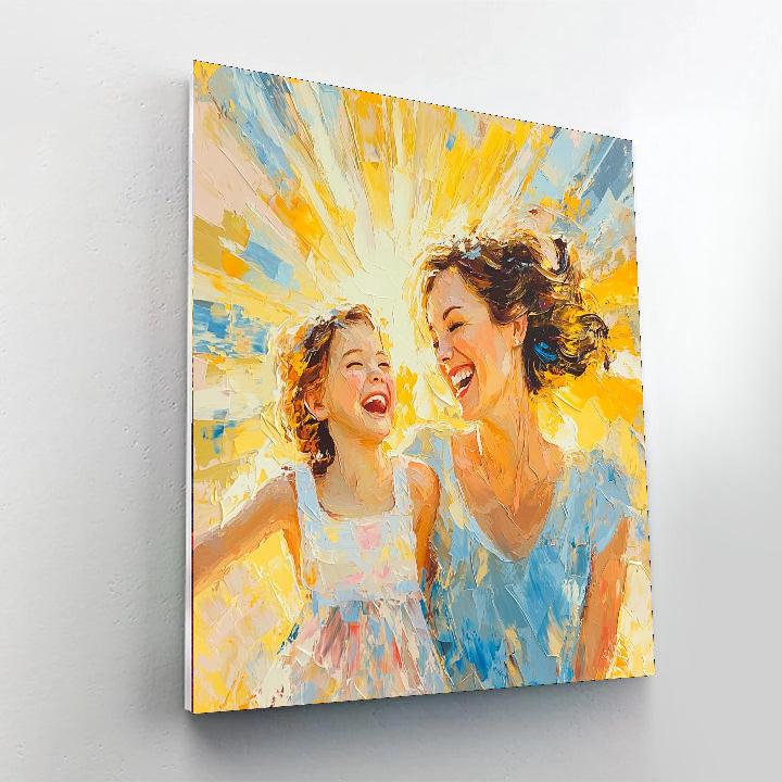 Kisses In The Sunlight Number Painting