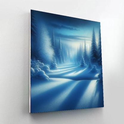 Winter Twilight Glow Paint By Number