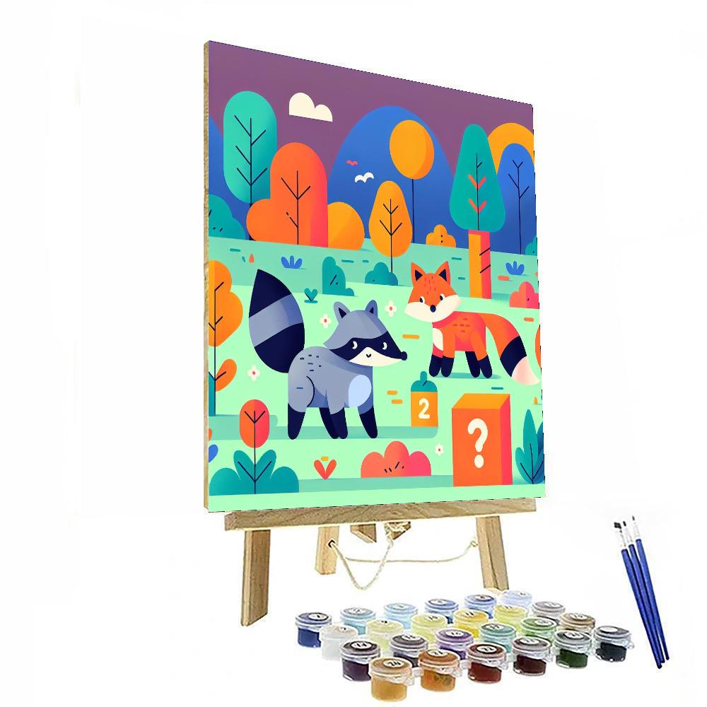 Curious Critter Chronicles Paint By Numbers Art
