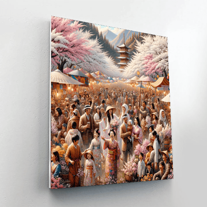 International Cherry Blossom Festival - Usa Paint By Number