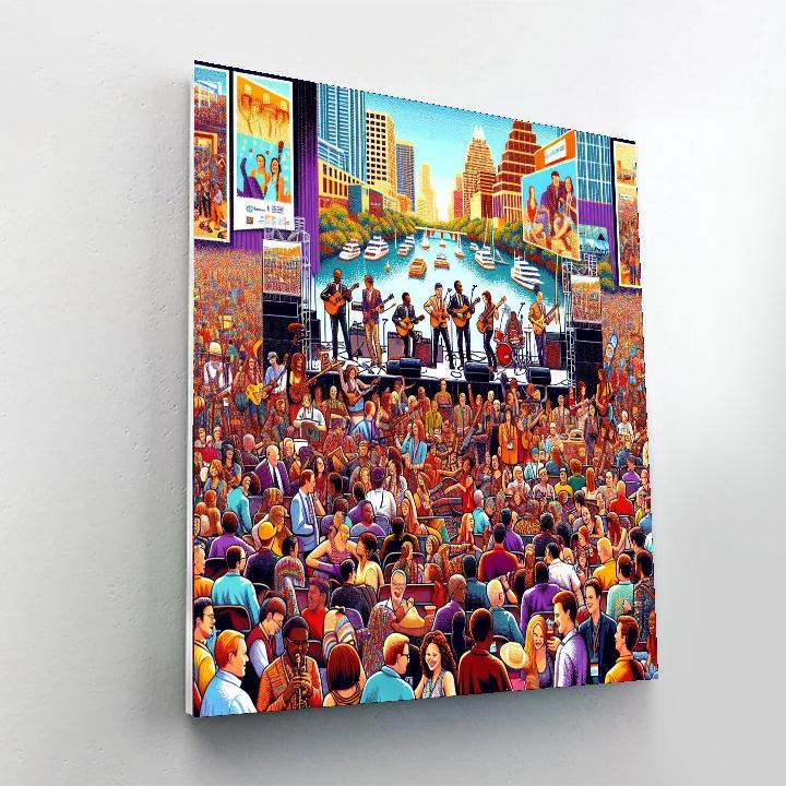 South By Southwest (sxsw) - Austin Paint By Number