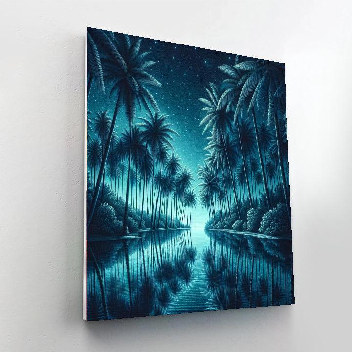 Starlit Oasis Painting By Numbers Kit