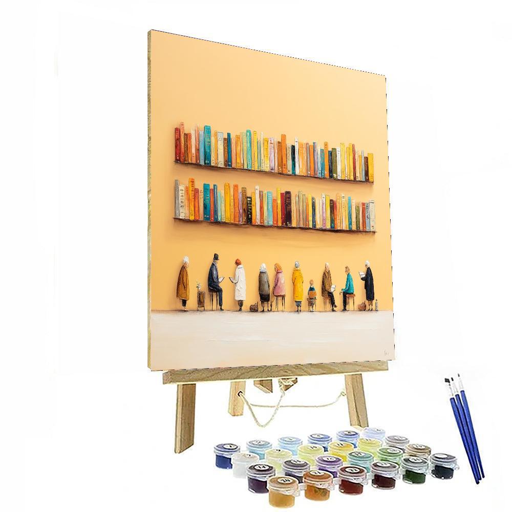 Sanctuary Of Books Numbered Painting Kits
