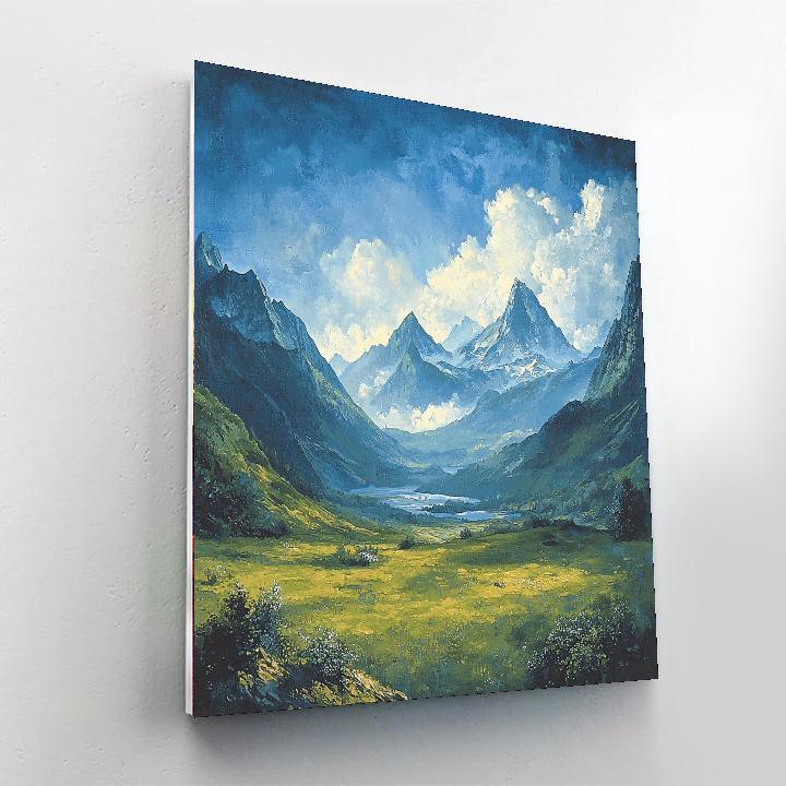John Constable Inspired Wilderness Harmony  DIY Paint By Numbers