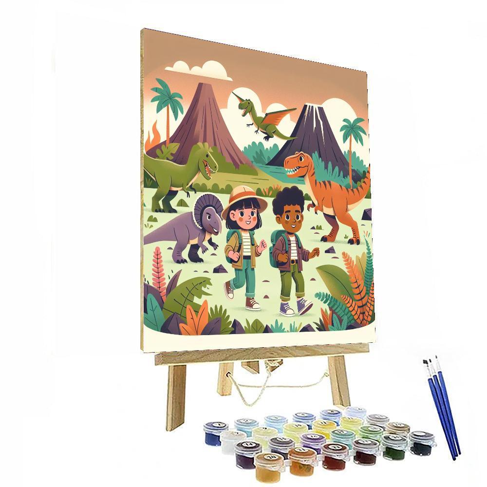 Dinosaur Explorer Club Painting By Numbers Kit