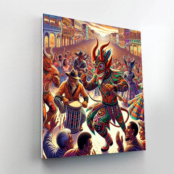 Diablos Danzantes De Yare - Yare Numbered Painting Kits