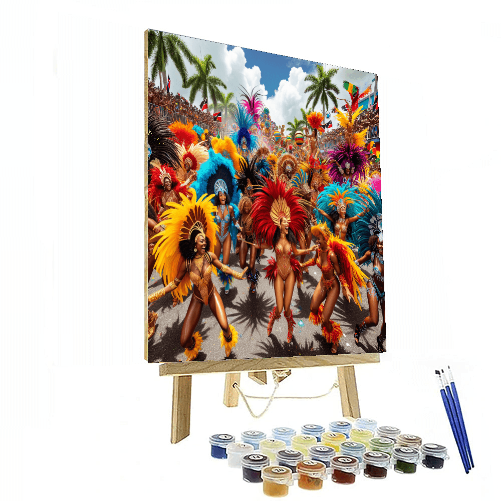 Caribbean Carnival - Trinidad And Tobago Paint By Numbers