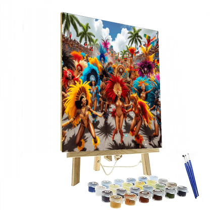 Caribbean Carnival - Trinidad And Tobago Paint By Numbers