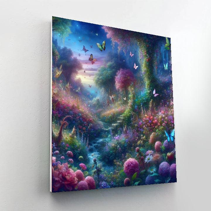 Mystical Garden Glimpse Paint By Number