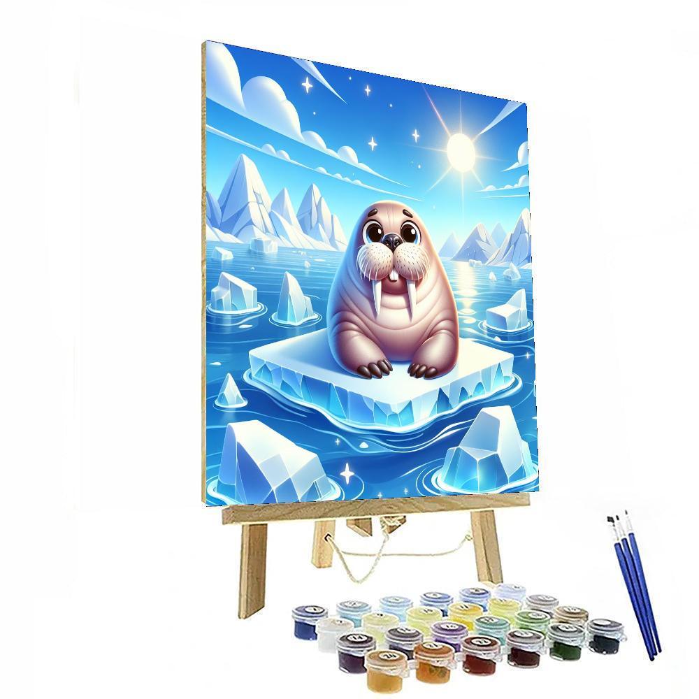 Wonderful Walrus Painting Number Kit