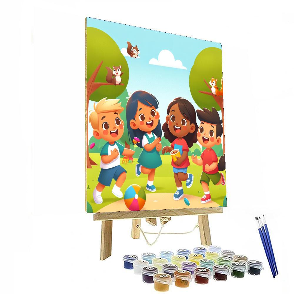 Friendship Fun Number Painting