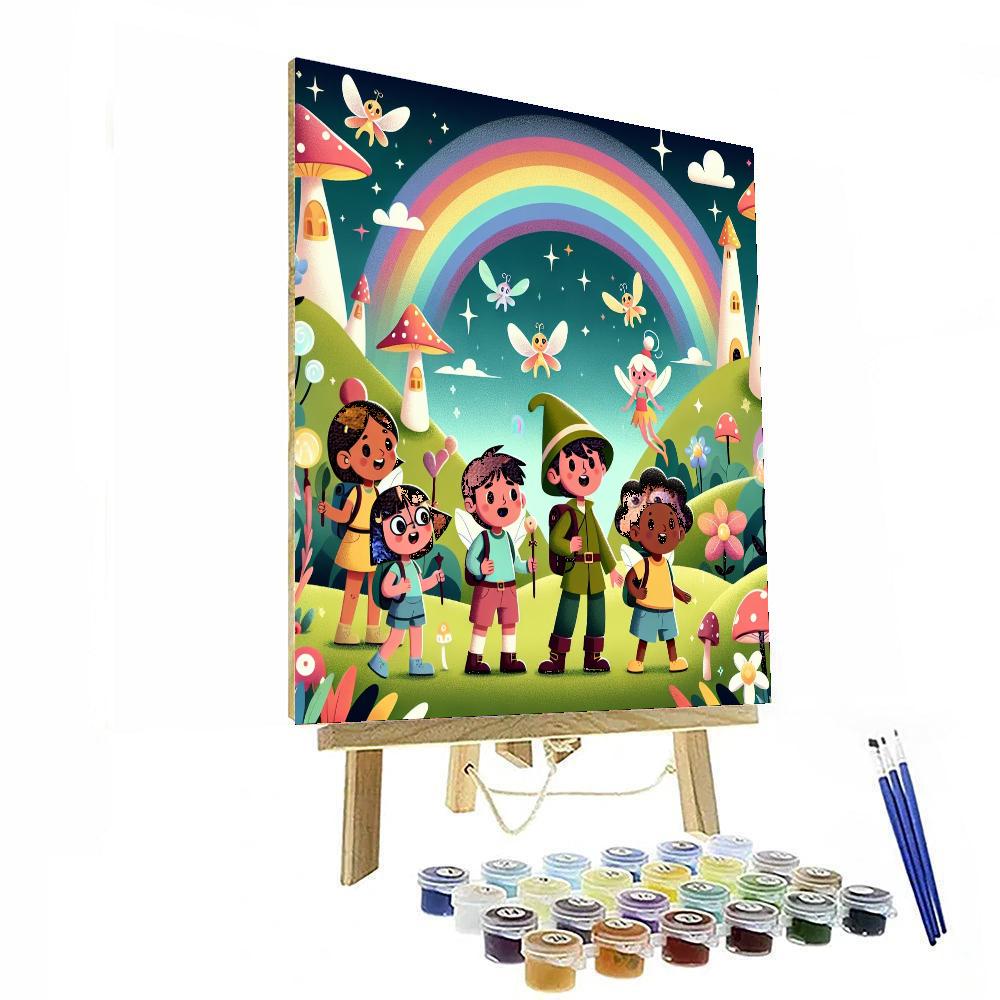 Fantastic Fairyland Expedition Paint By Numbers Art