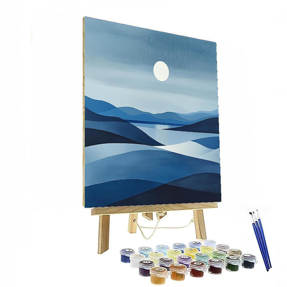 Agnes Martin Inspired Serenade Of Silence  Painting By Numbers Kit