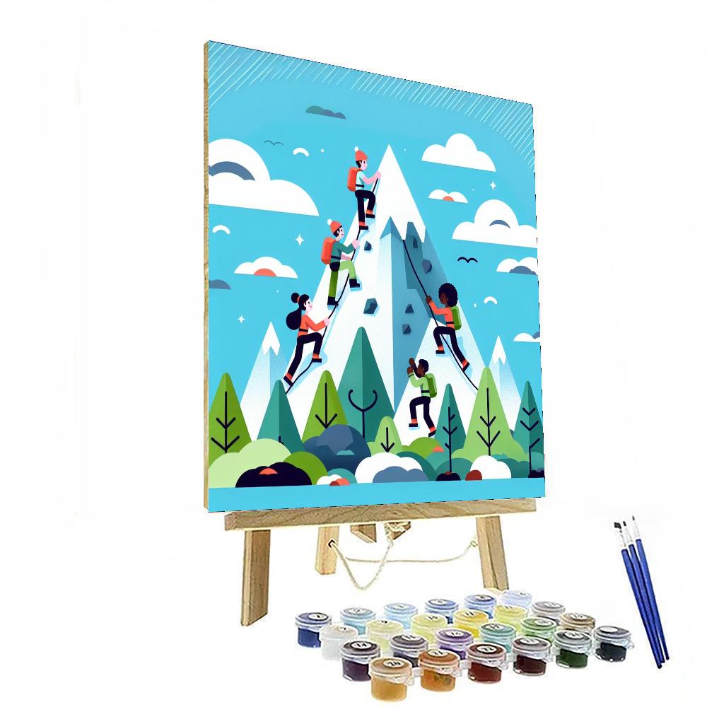 Adventure Mountain Quest Painting Number Kit
